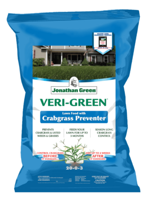 A bag of jonathan green Annual Lawn Care Program for Acidic Soil with crabgrass & weed preventer, part of the Jonathan Green Annual Lawn Care Program.